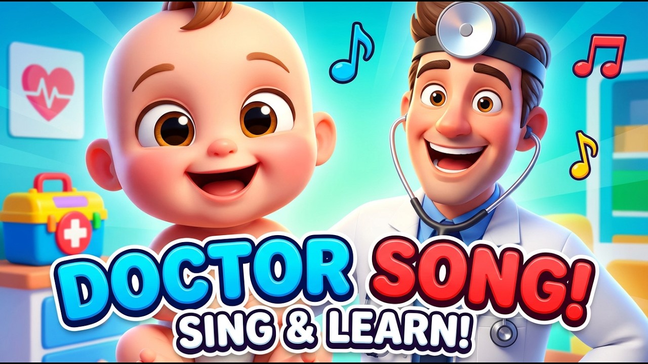 Baby Doctor Checkup Song 🩺 | Doctor Visit Song for Kids | Healthy Habits Nursery Rhyme