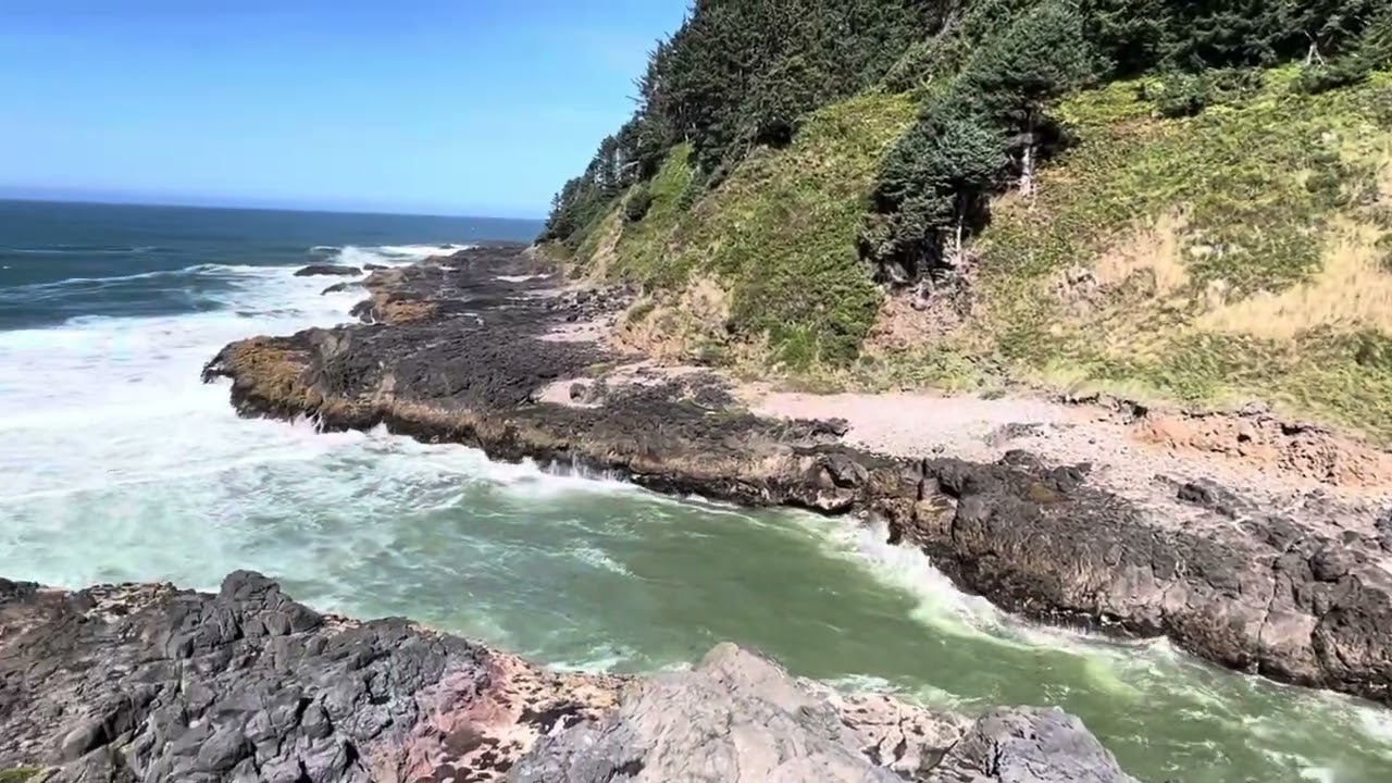 The Devils Churn on the Oregon Coast - Yachats, Oregon