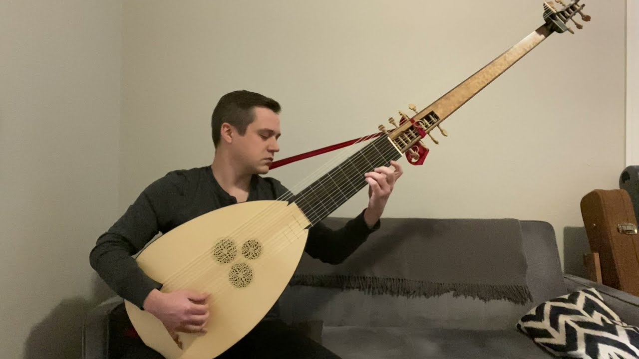 Alessandro Piccinini: Toccata VI, played on theorbo