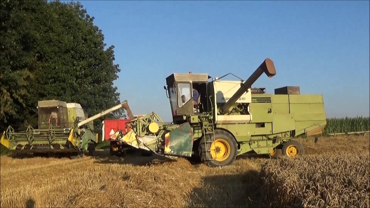 Žně 2017 2x Fortschritt E-514 sklizeň pšenice