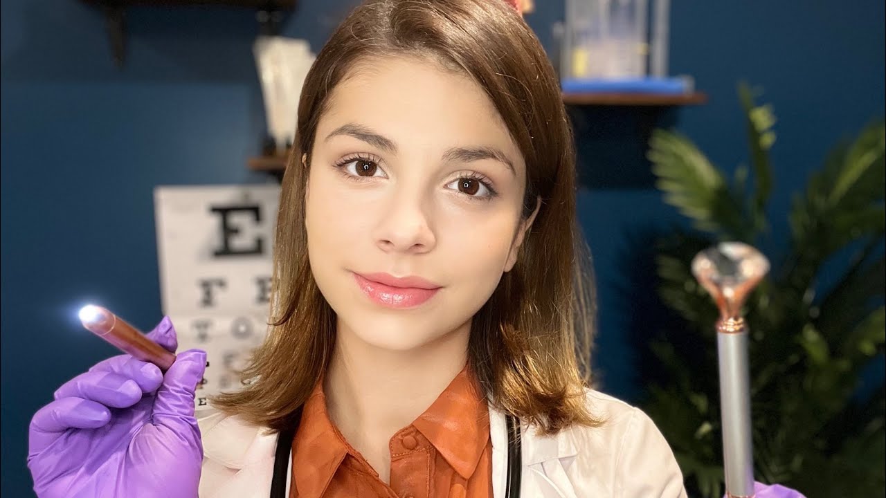 ASMR FASTEST ⚡️ Orbital Medical Eye Exam (Peripheral Vision Tests, Intense Light Triggers)