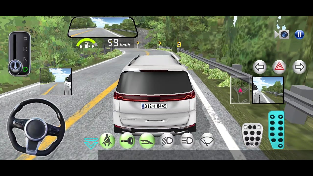 Driving a Kia Carnival in the Mountain to the Airport | 3D Driving Class | Android Gameplay