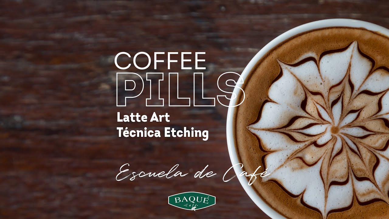 Latte Art, Técnica Etching