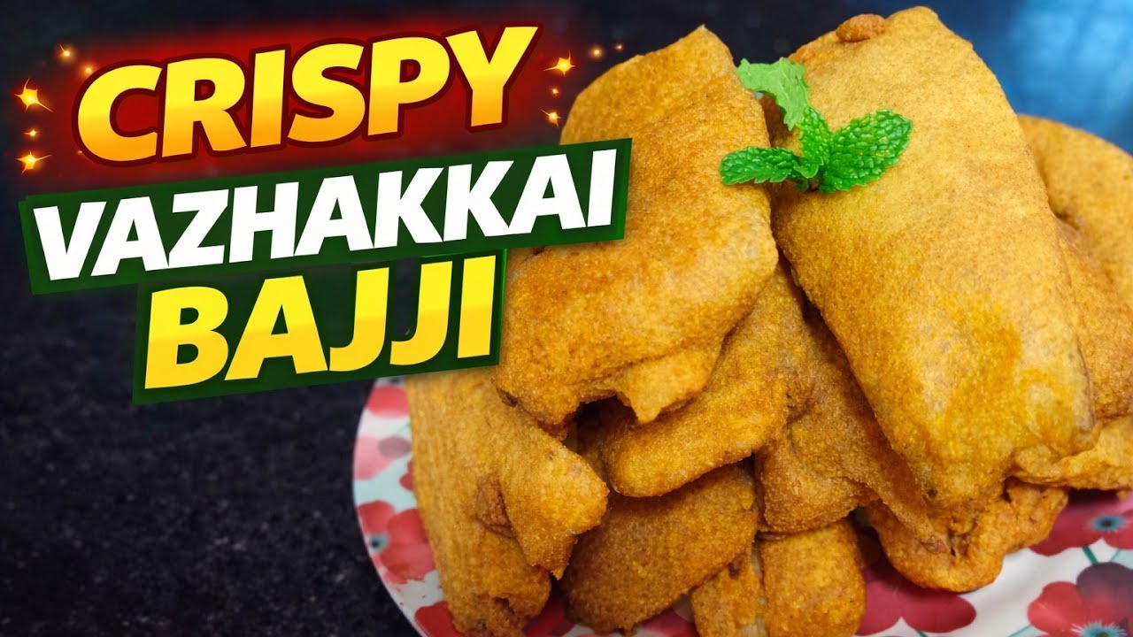 Crispy Vazhakkai Bajji | Raw Banana Bajji Recipe | Easy Evening Snack at Home | Rahamiis's Kitchen
