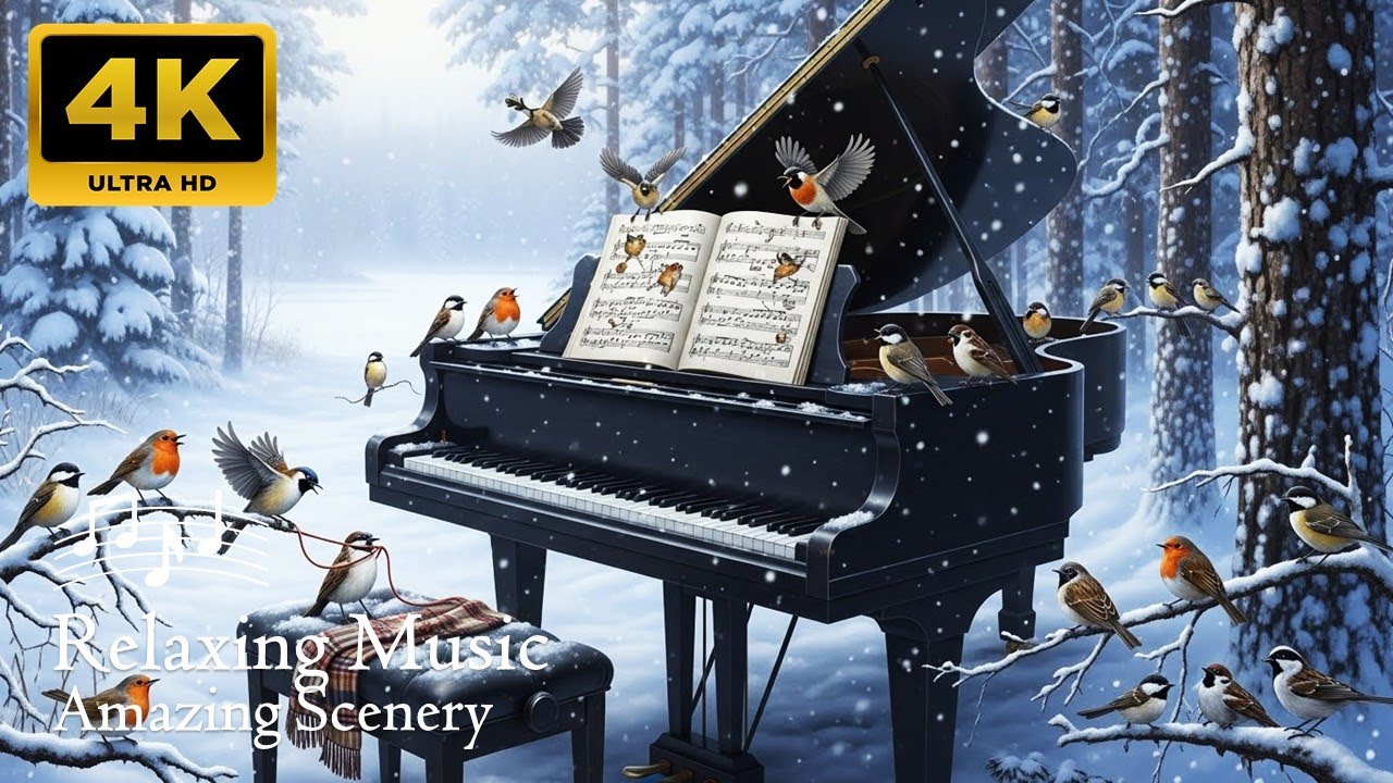 🎶 Healing Piano with Birds for Focus | Gain Mental Clarity & Unlock Inner Peace 🌼🕊️