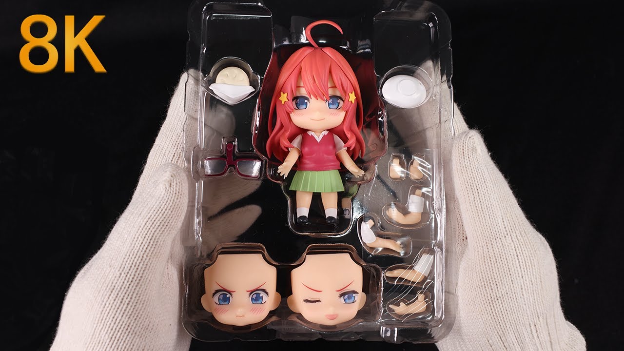 [8K] Nendoroid Itsuki Nakano (The Quintessential Quintuplets) unboxing