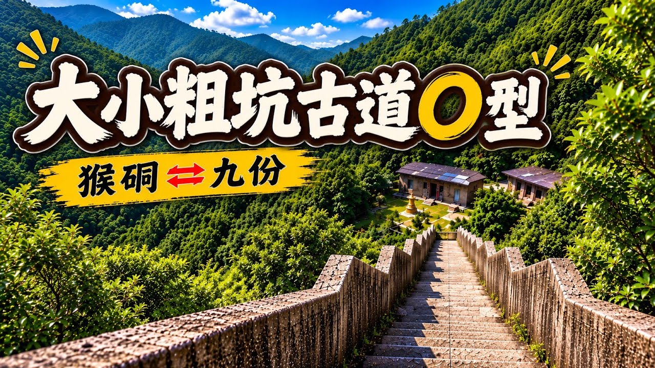 新北瑞芳 | 小粗坑古道大粗坑古道O型 | 九份山城吃美食 | 走訪繁華之後留下的古樸祕境 | 淘金之路盤山而上 | 注意蜜蜂已經出現•114/7/23