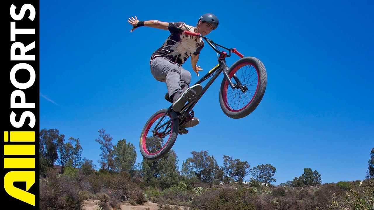 How to Suicide No-Hander, Alex Landeros, Alli Sports BMX Step By Step Trick Tips