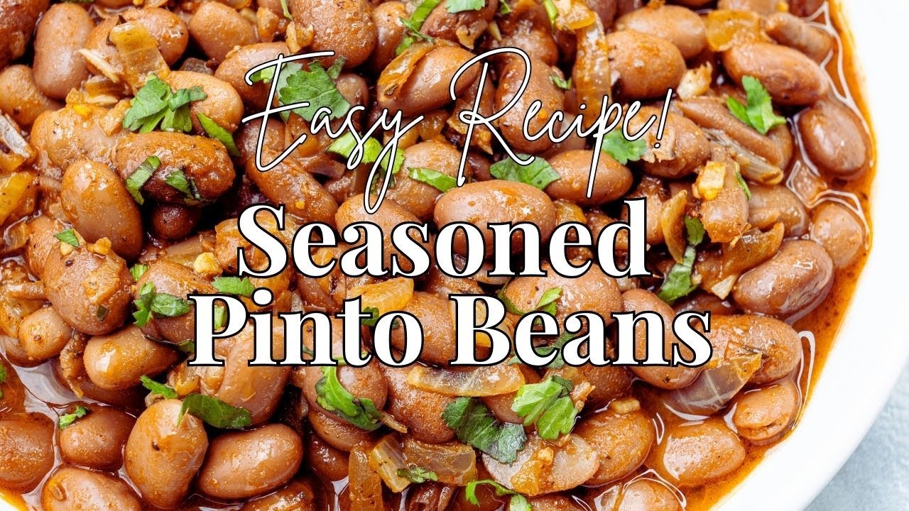 Seasoned Pinto Beans 🌟 Quick & Easy!