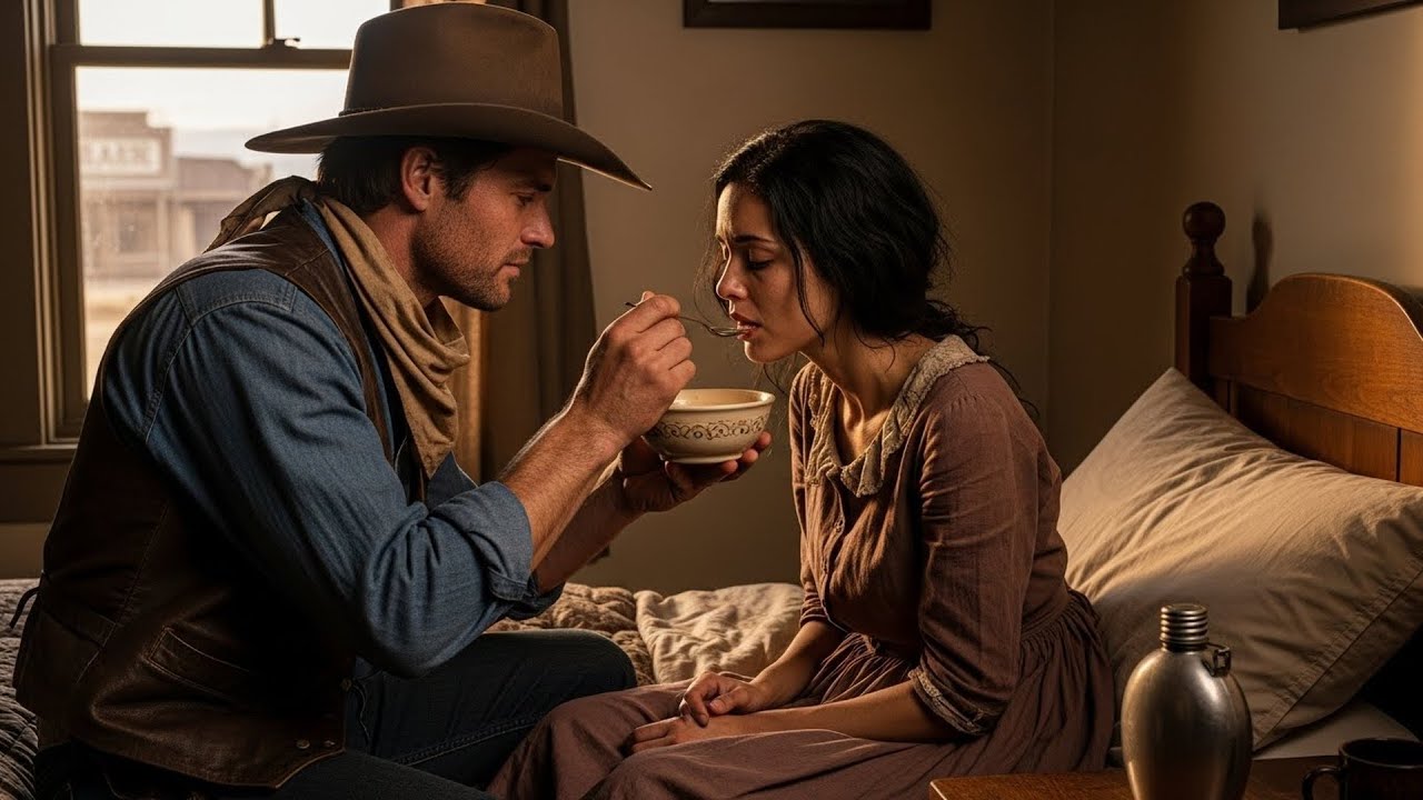 The Cowboy Saw Her Collapse From Hunger on Main Street, He Fed Her and Never Let Her Go Hungry Again
