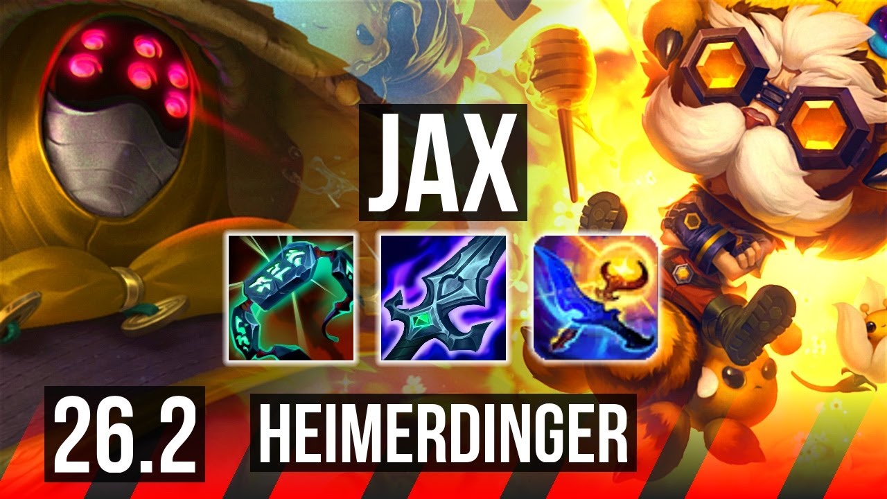 JAX vs HEIMERDINGER (TOP) | 37K damage | EUW Master | 26.2