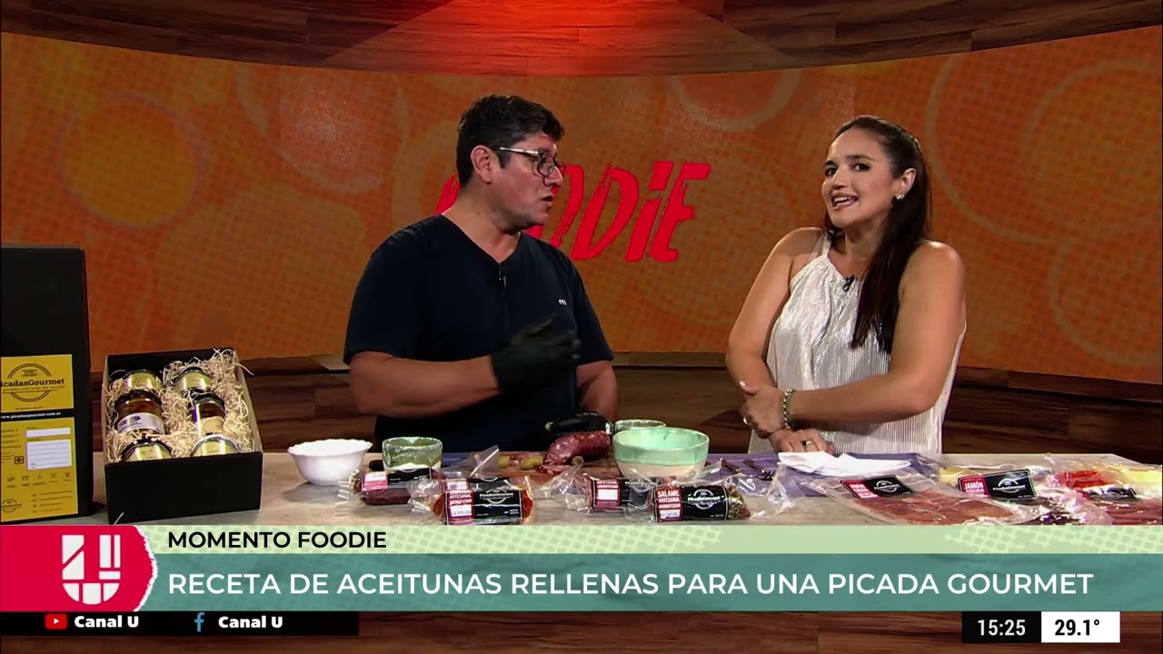 De la mano de Picadas Gourmet la receta de aceitunas rellenas en #ciudadu