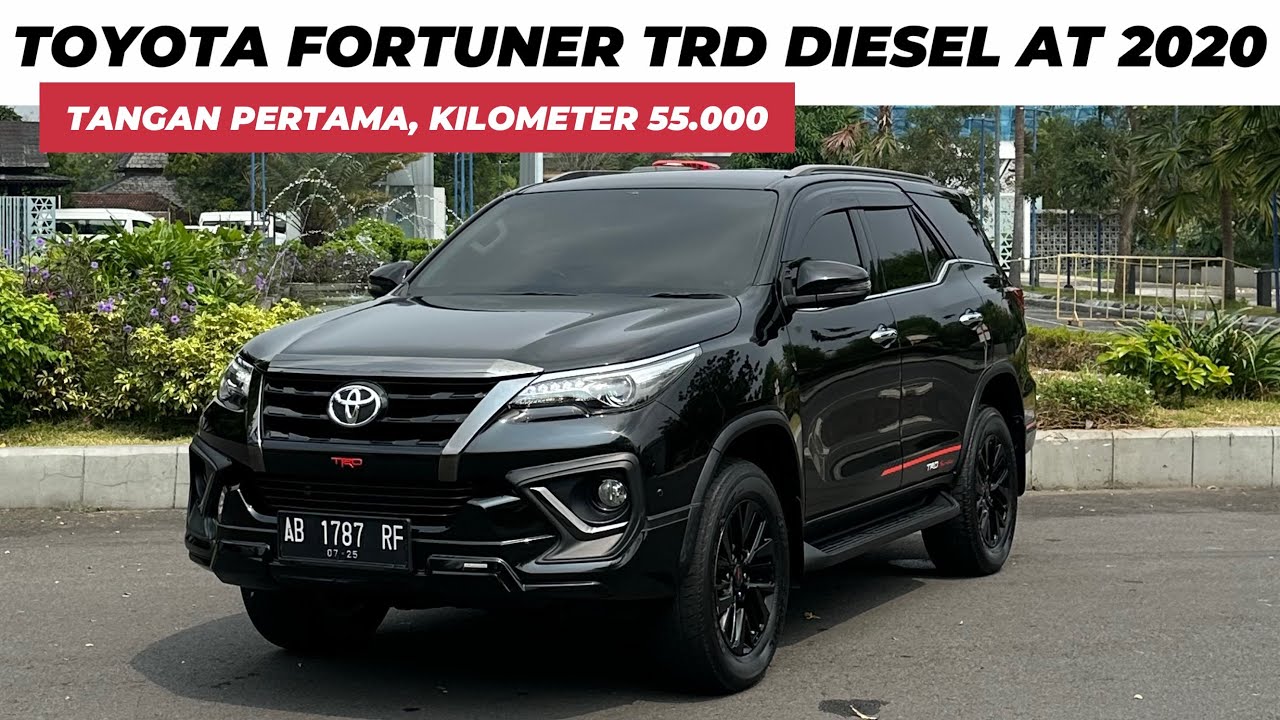 TOYOTA FORTUNER TRD DIESEL AUTOMATIC 2020 (ORIGINAL, LOW KM, TANGAN PERTAMA)