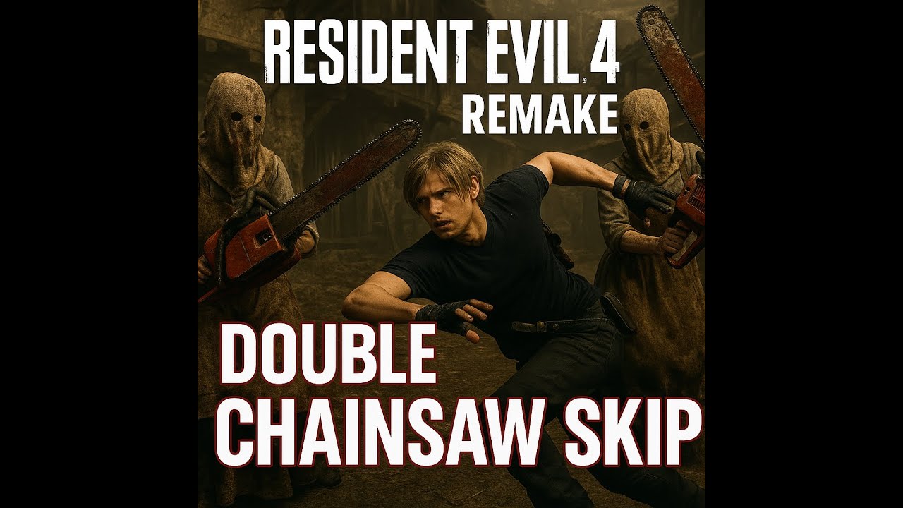 RESIDENT EVIL 4 REMAKE DOUBLE CHAINSAW SKIP GLITCH