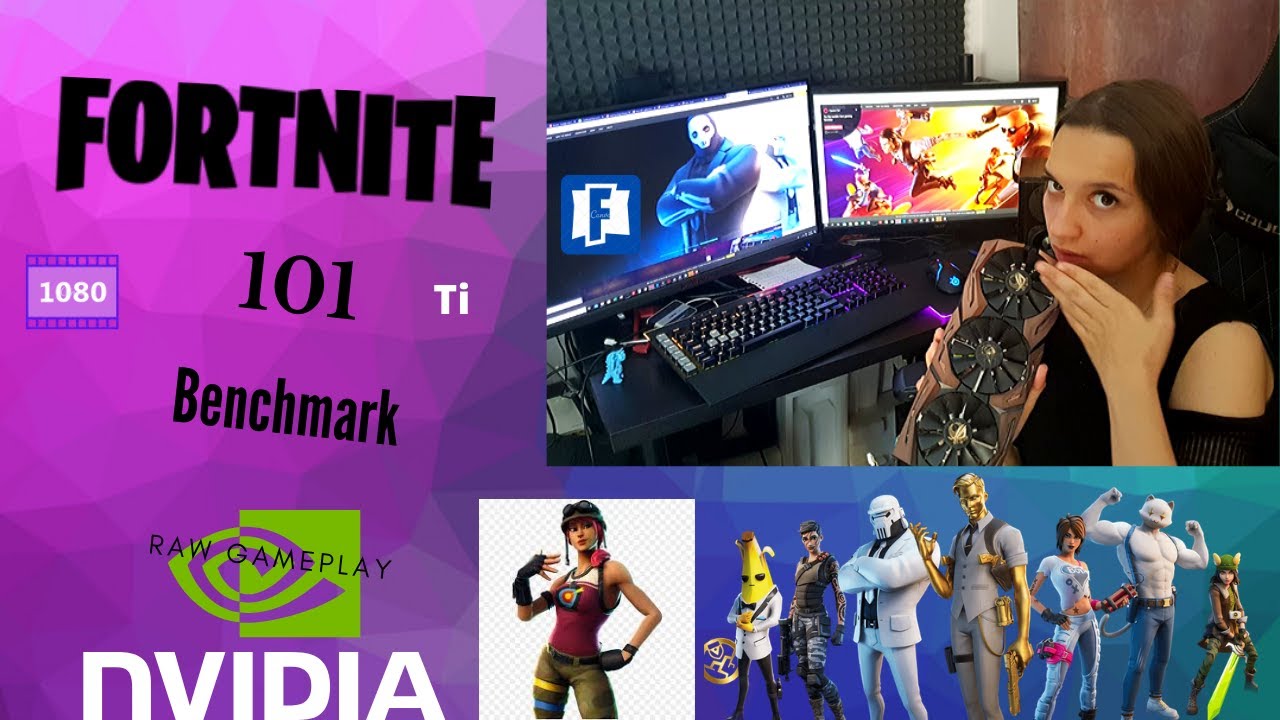 FORTNITE 101- BENCHMARK Raw Gameplay FT 1080 TI Majestic SKILLS