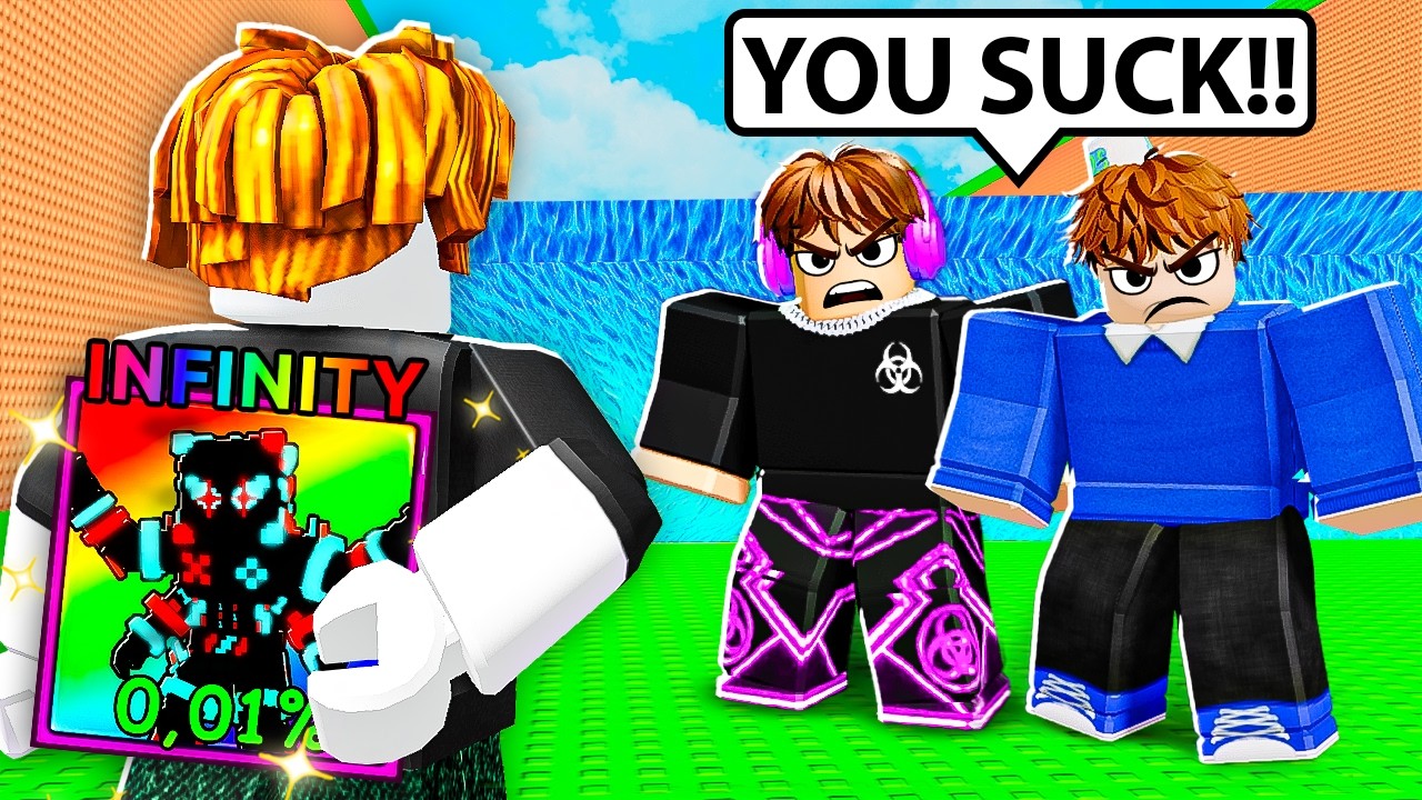 Pretending To Be NOOB, Then Showing INFINITY BRAINROTS!!
