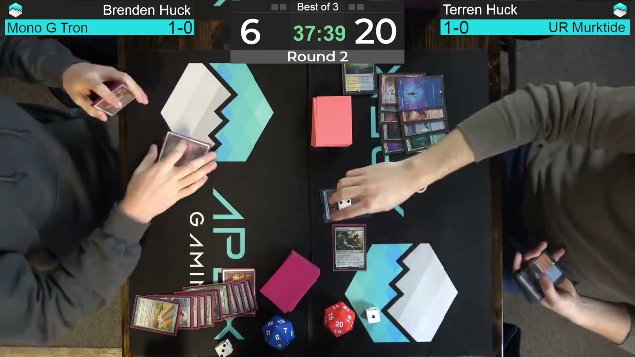Mono Green Tron против UR Murktide | Modern FNM | Раунд 2
