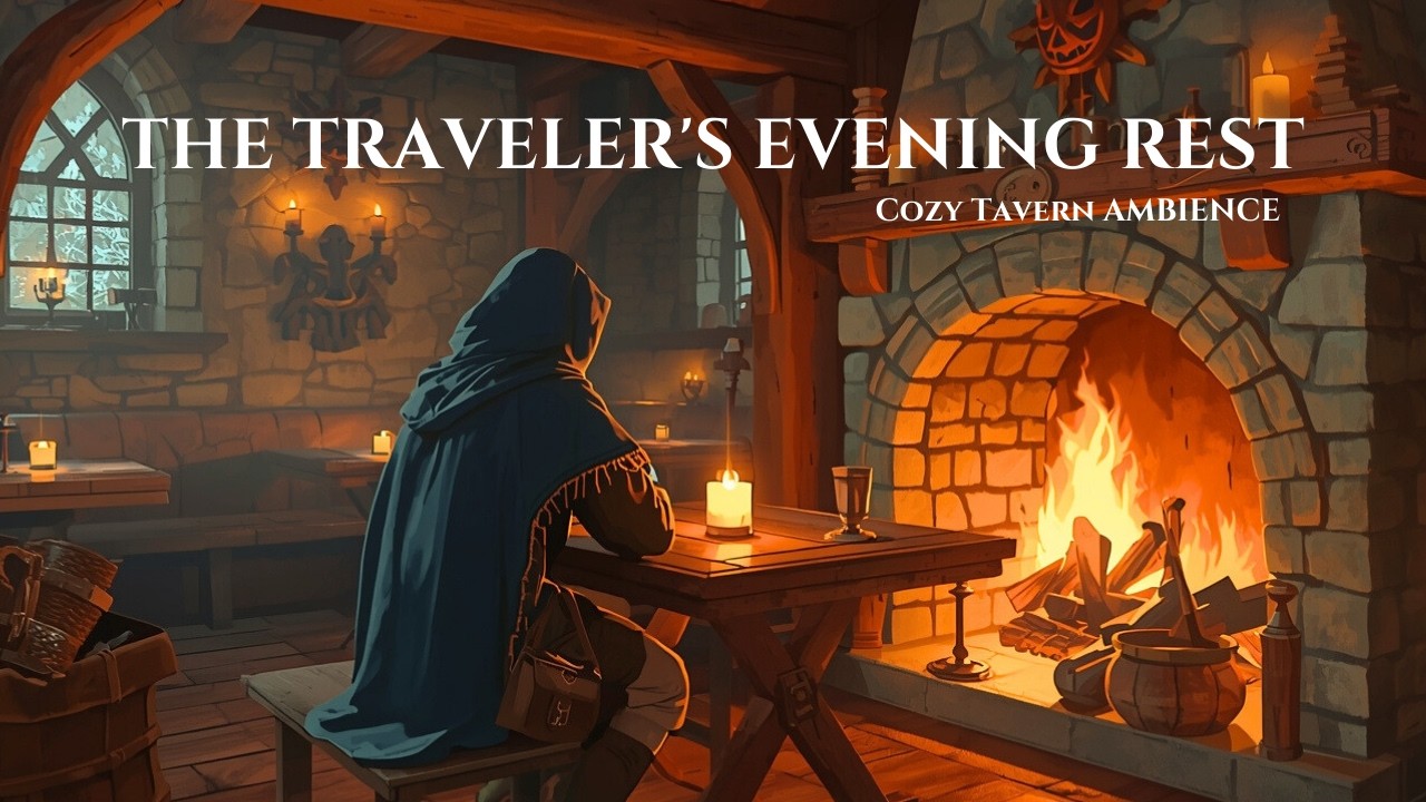 The Traveler's Evening Rest - 30 Min Cozy Tavern Ambience | Ashenward