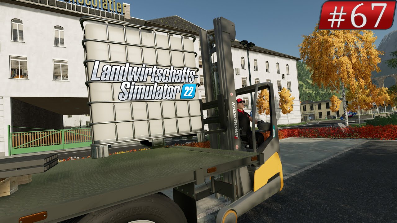 Paletten Verladen mit dem NEUEN Gabelstapler ~ LS22 Erlengrat #67 | Farming Simulator 22
