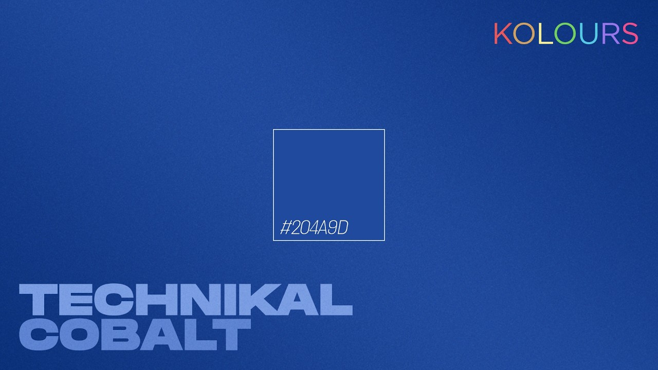 Technikal - Cobalt #204A9D [Kolours]