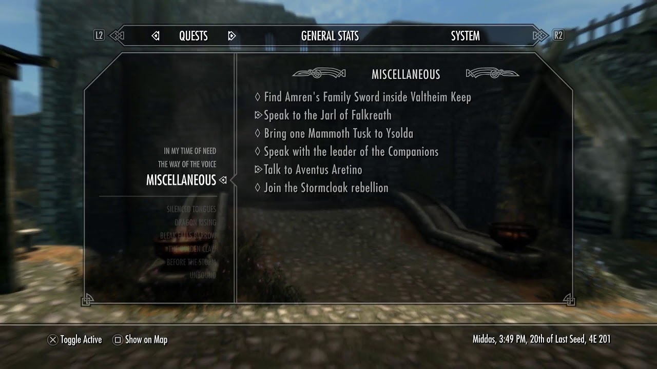 The Elder Scrolls Skyrim LIVE! Ps Portal Stream