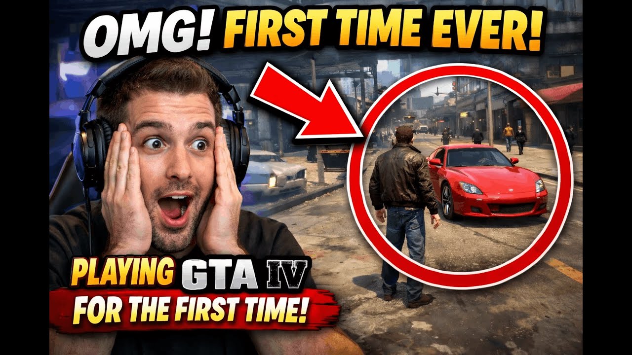 Playing GTA IV For The First TIme