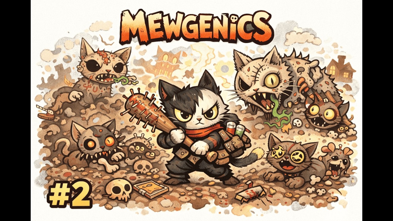 Mewgenics: Первый Клерик, выкинул Фантика в помойку