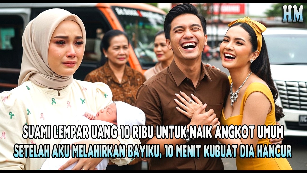 SUAMI LEMPARIKU UANG 10 RIBU UNTUK NAIK ANGKOT SETELAH AKU MELAHIRKAN, 10 MENIT KEMUDIAN HISTERIS❗❗