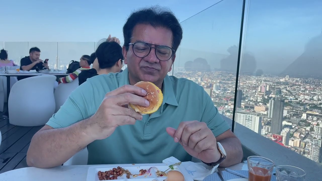 Baiyoke Sky 81st Floor Buffet Breakfast Bangkok Thailand