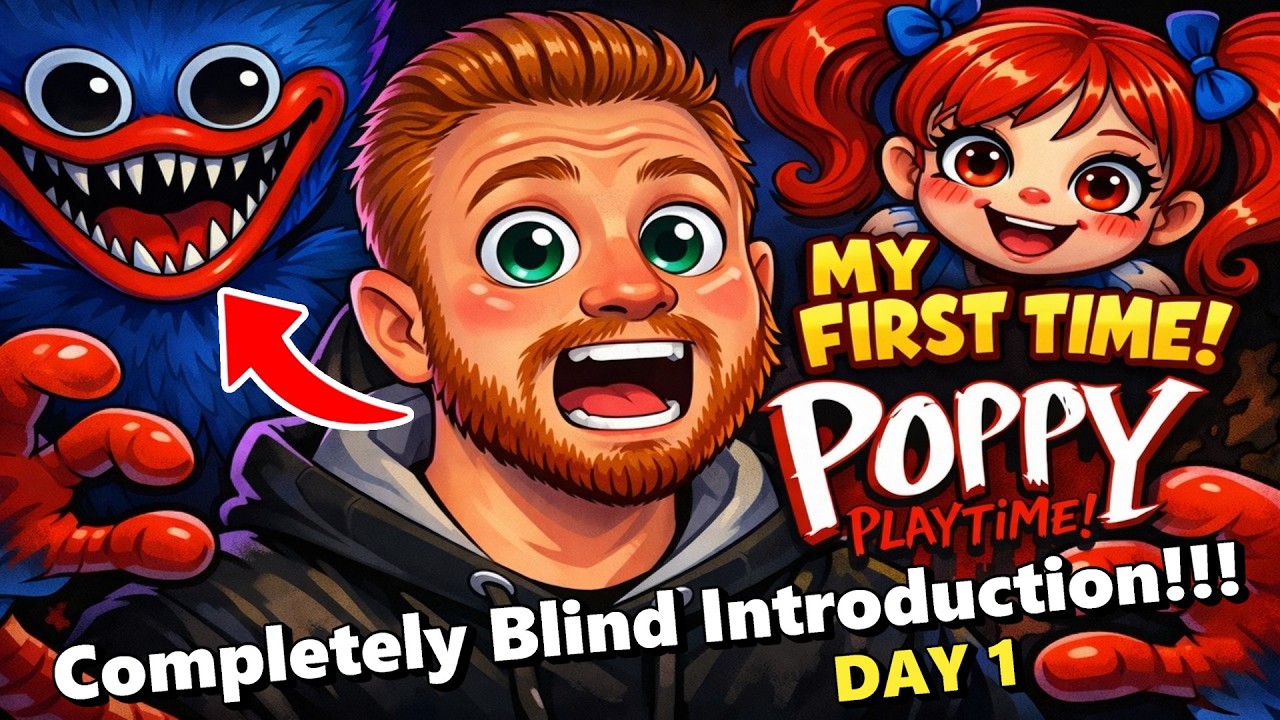 Day 1: First Time Playing Poppy Playtime and It’s Actually Terrifying 😬 (Chapters 1 & 2)
