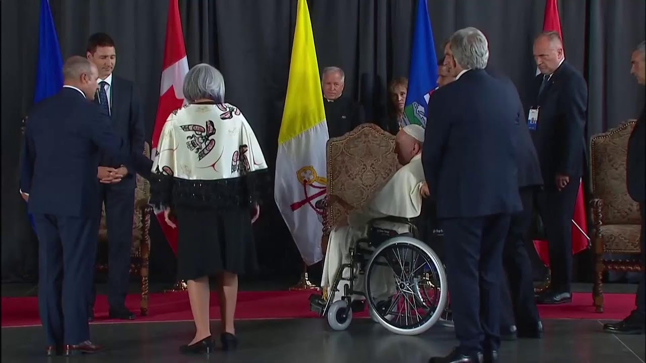 LIVE: Pope Francis arrives in Canada