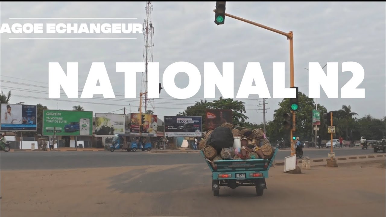Lome Togo: National N2, Agoe and Kegue Interchange, Adapkame, TP3, ZONE door, Baguida, Avepozo, pg
