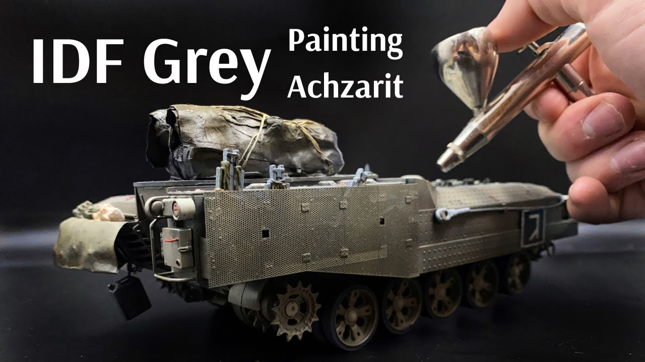 🇮🇱 IDF Grey - painting and shading Achzarit APC from Meng in 1/35 scale 📏