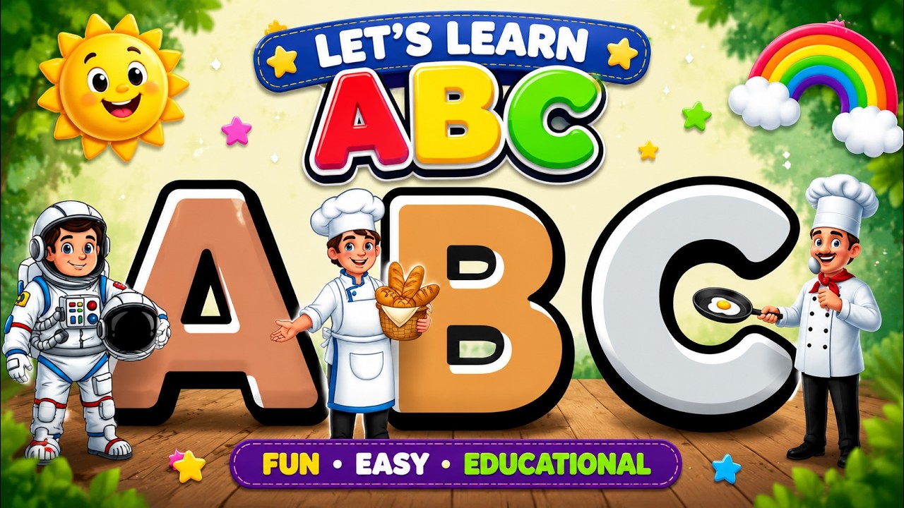 Learn ABCD A to Z with Fun Objects | Kids Alphabet Learning