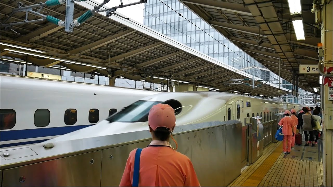 東海道新幹線 ひかり５１７号 （N700A系） 超広角車窓 進行左側 東京～新大阪