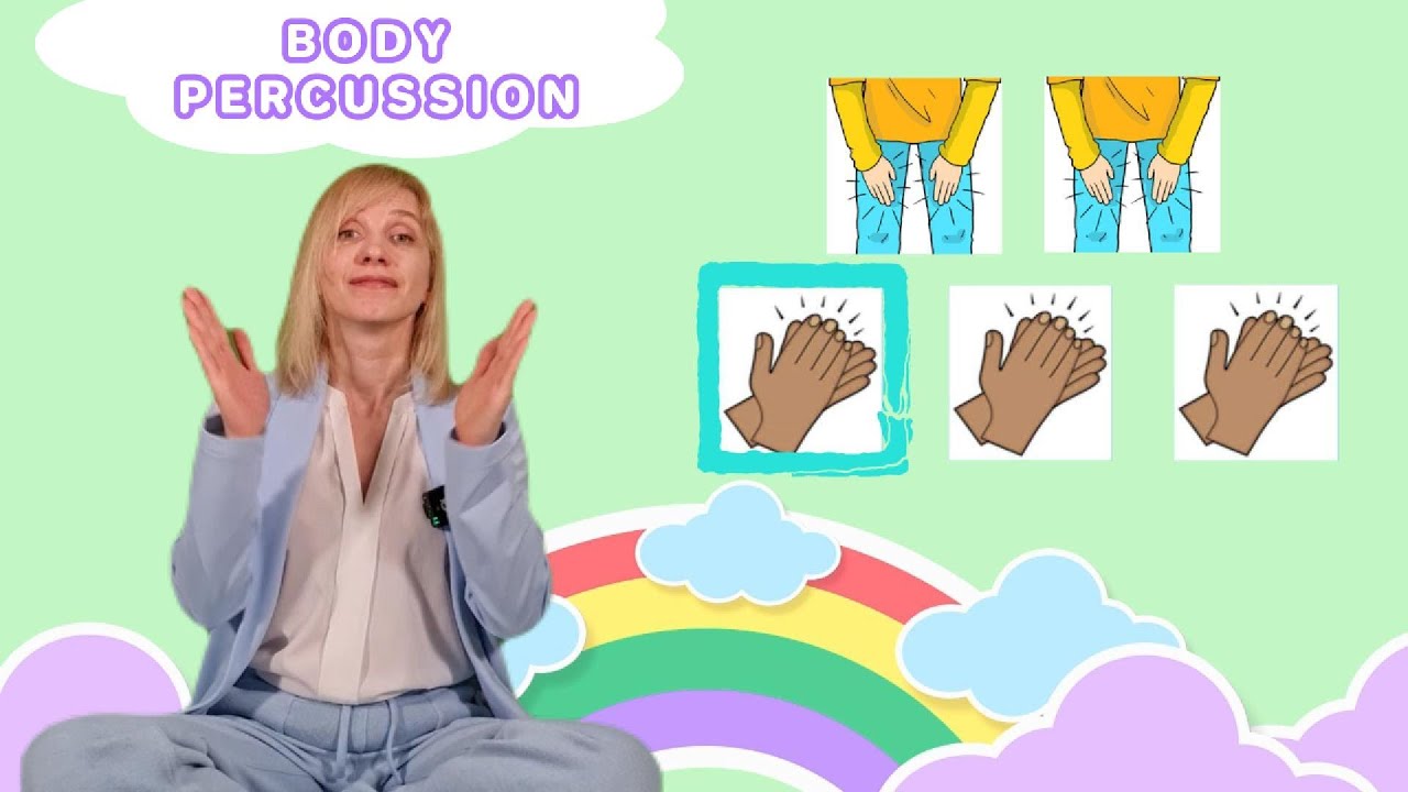 Ритмічна гра під музику з картками (Body Percussion)
