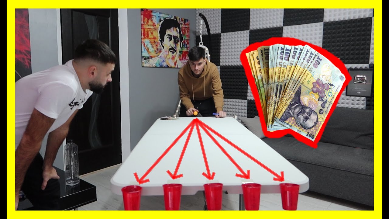 NIMEREȘTE PAHARUL CU BANI *TikTok CHALLENGE*