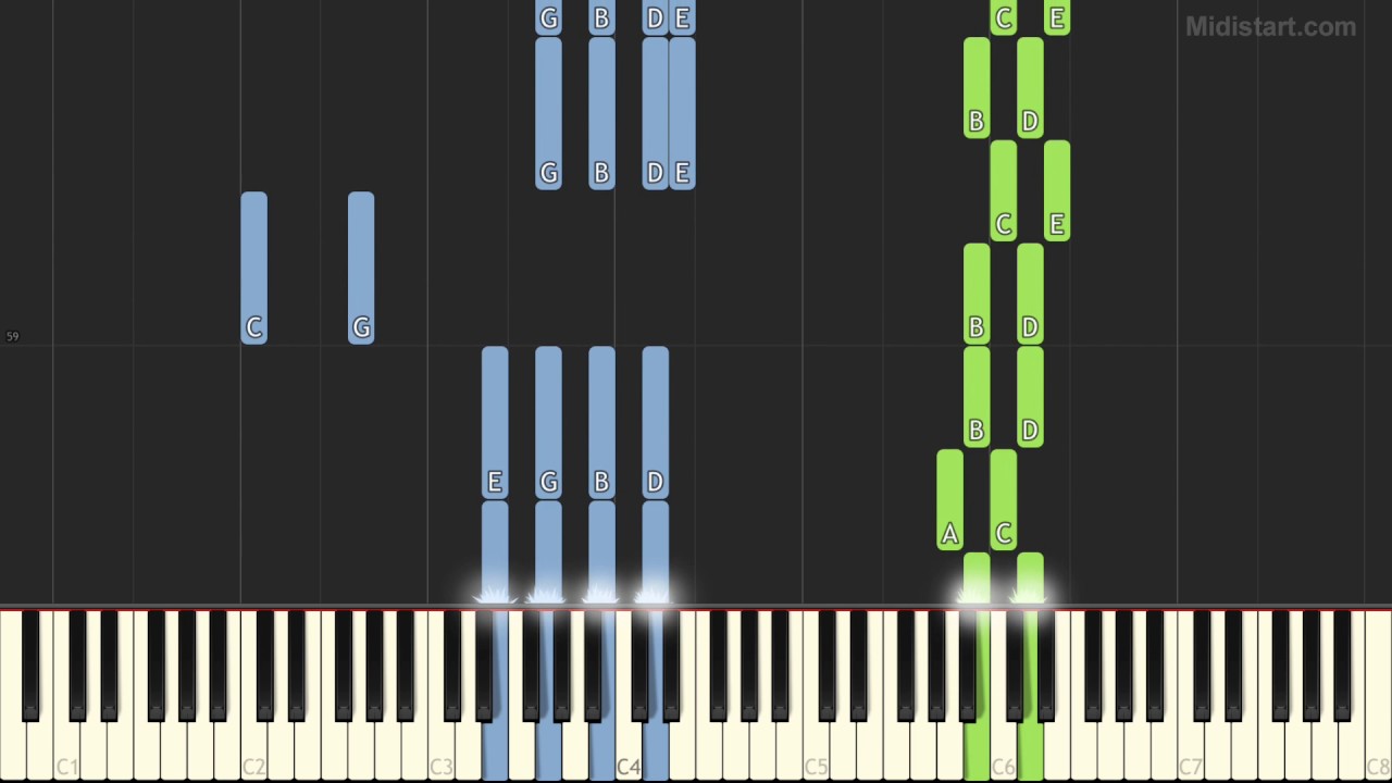 Ryuichi Sakamoto - Amore (Piano Tutorial) [Synthesia Cover]