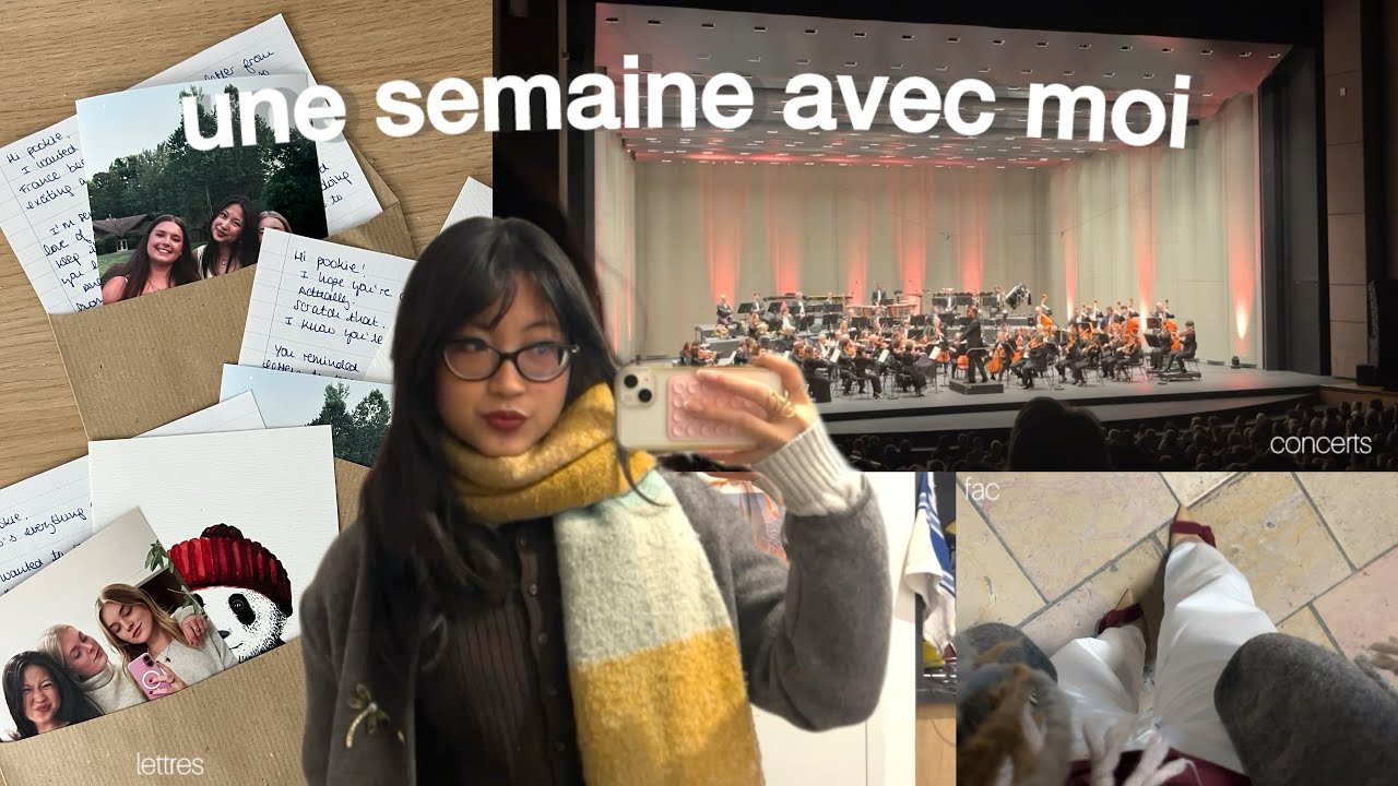uni diaries: une semaine avec moi - concerts, amis, fac