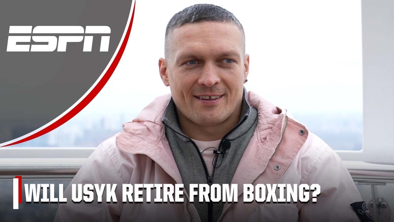 Will Oleksandr Usyk retire from Boxing after winning all the belts? 🥊  🏆🥇🎖| ESPN