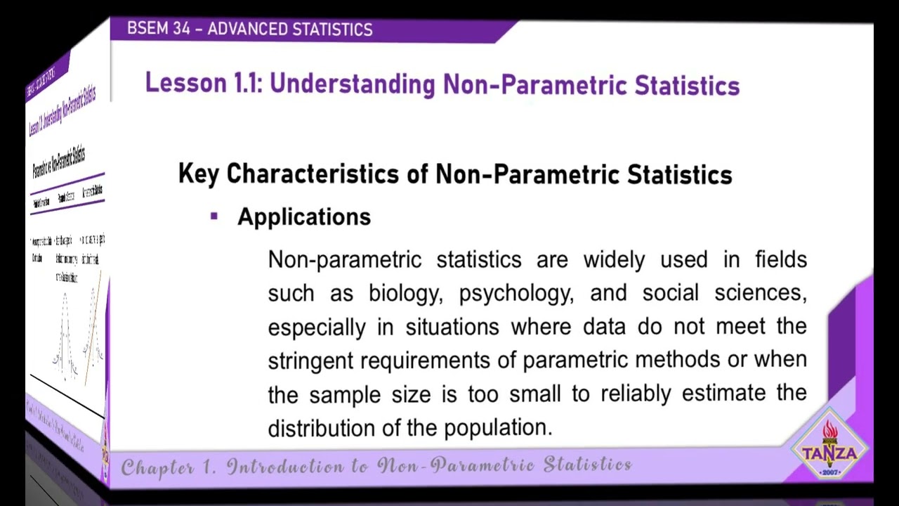 Parametric vs. Nonparametric Statistics