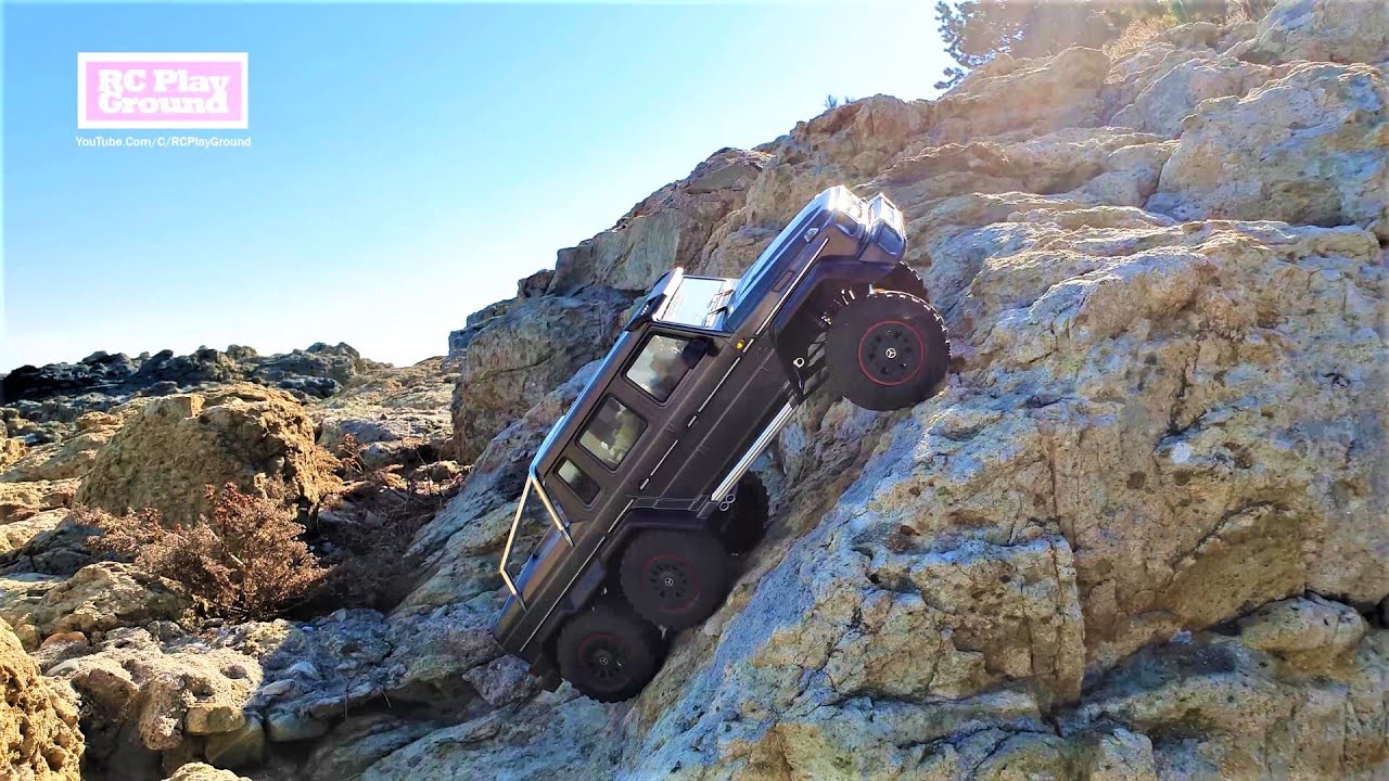 [4K]RC Car Traxxas TRX6 Benz Igidae Park Rock Crawling