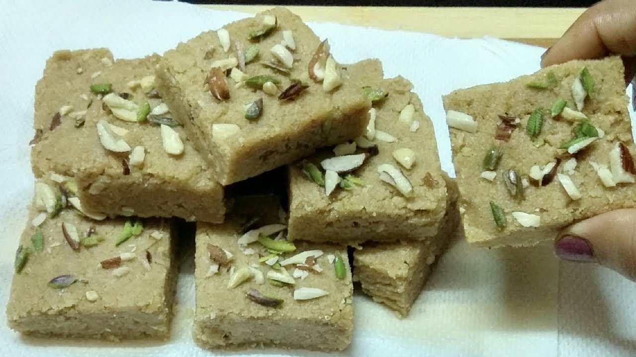 आटे की बर्फी 30 मिनट की रेसिपी #cooking #cook