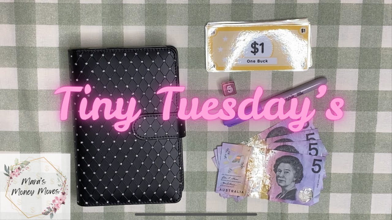 Tiny Tuesdays | Small Savings Challenges | Cash Budgeting | Low Income | Australian Cash Stuffer