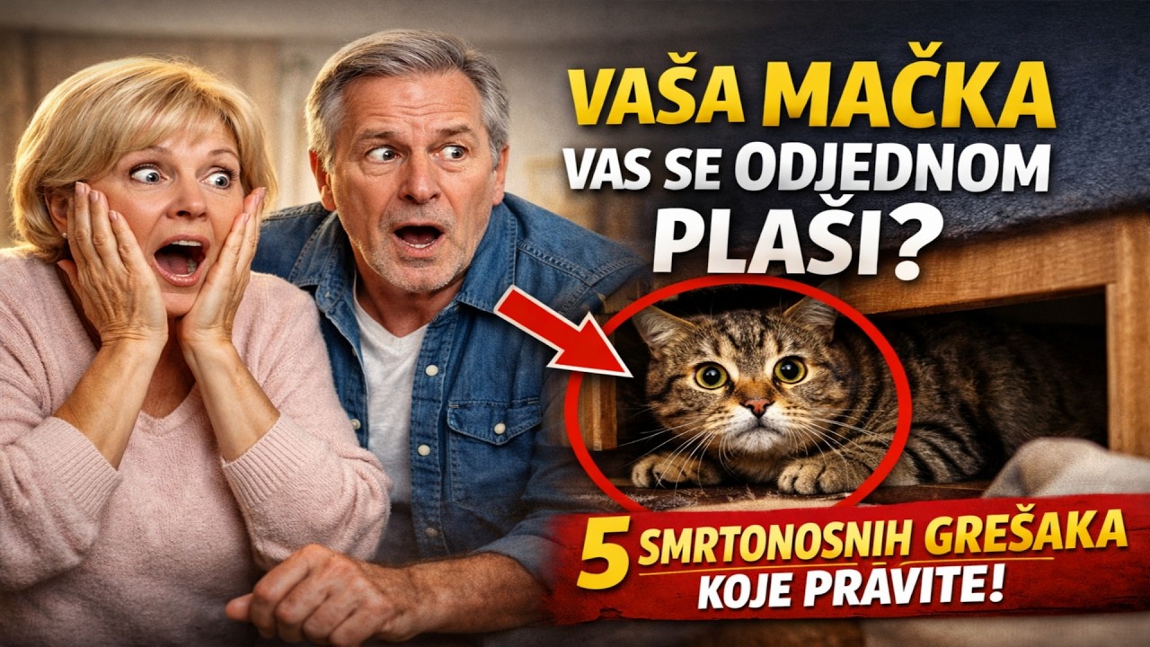 Vaša mačka vas se ODJEDNOM plaši? 🙀 5 SMRTONOSNIH grešaka koje PRAVITE a da ne znate!