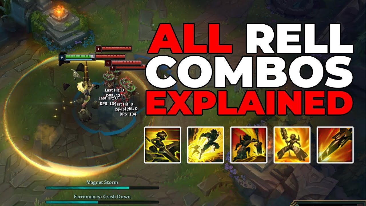 All Rell Combos EXPLAINED! | League of Legends | ColsENG