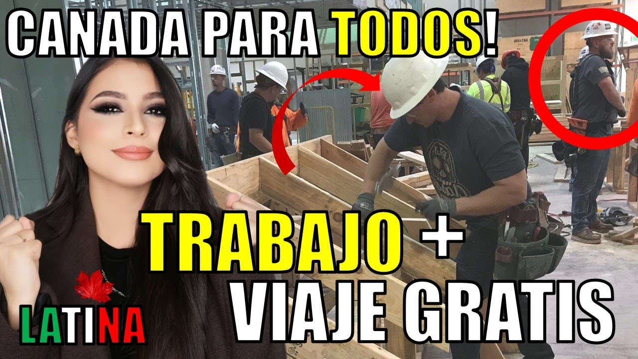 INMIGRANTES PODRAN VIAJAR A CANADA TOTALMENTE GRATIS  TRABAJANDO EN ESTO...