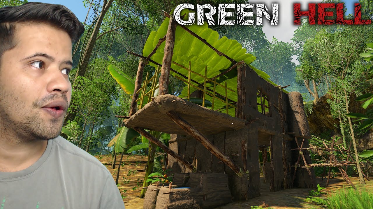 Green Hell #16 - FIZ UMA MANSÃO NA FLORESTA AMAZONIA! | Gameplay Survival em PT BR