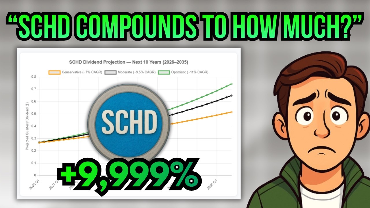 Я провел расчеты для 30-летнего ETF SCHD, и теперь не могу спать!