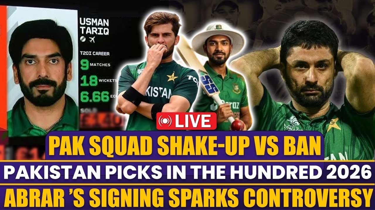 LIVE | Miraz’s Controversial Run-Out Sparks Pakistan Clash | IPL-Linked Franchise Signs Abrar Ahmed